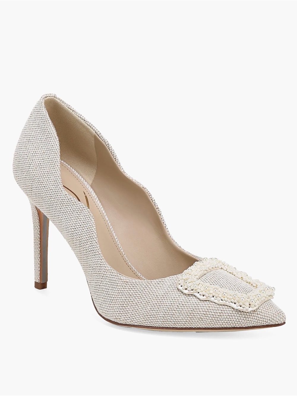 Sam Edelman Harriett Beaded Buckle Pumps